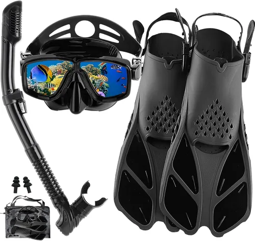 Vista 11 de Snorkeling Gear for Adults with Bag Anti-Fog Snorkel Sets for Travel