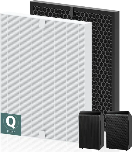 Vista 2 de 1712-0123-00 - Filter Q for Winix 5510 5520 5530 PlasmaWave Air Purifier SmokeGuard High Efficiency and Activated Carbon Filter for Home Bedroom