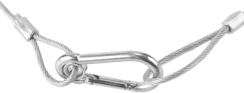 Vista 2 de MFL. Cables de seguridad para luces de escenario, carga de 110 libras, cuerda de seguridad de acero inoxidable de 31.5 pulgadas para luces