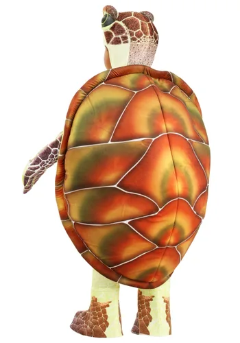 Vista 2 de Disfraz de Tortuga Marina para Niños Pequeños Multicolor
