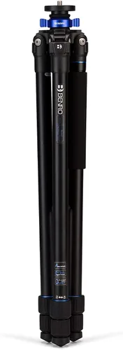 Vista 6 de Benro Mach3 Trípode de aluminio – Trípode profesional de aluminio resistente de 3 secciones con cerraduras giratorias, piezas fundidas de magnesio