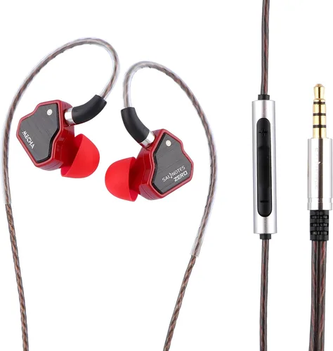 Vista 19 de Linsoul 7Hz Salnotes Zero HiFi 10mm controlador dinámico auricular que se ajusta al oído IEM con diafragma compuesto de metal, placa frontal