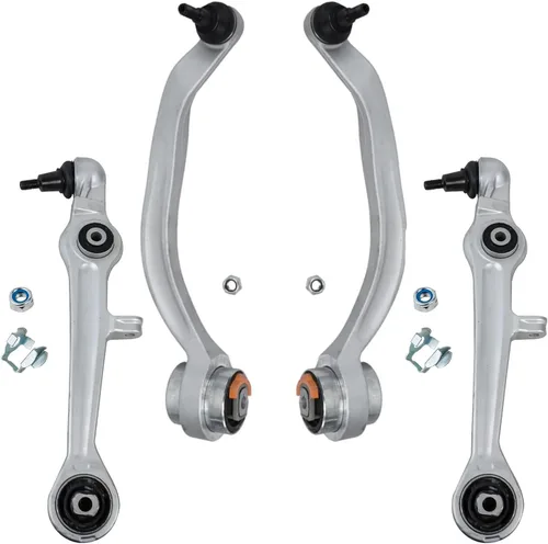 Vista 54 de Detroit Axle - 4 piezas de brazos de control traseros para Ford C-Max, Focus, Mazda 3 5, Volvo C30, C70, S40, V50, 4 brazos de control superiores e