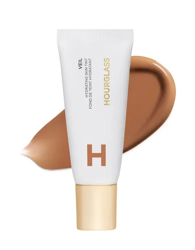 Vista 10 de Hourglass Veil hidratante con color para la piel, humectante tintado con aspecto de rocío, beneficios de maquillaje y cuidado de la piel, ligero