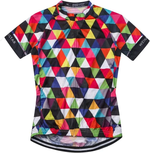 Vista 182 de Weimostar Hombre Ciclismo Jersey Manga Corta Bicicleta Ropa Multicolor Diamante