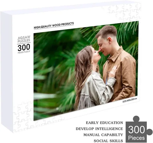 Vista 6 de Rompecabezas personalizados a partir de fotos, 1000, 500, 300 piezas, rompecabezas personalizado para adultos, BF GF, pareja, familia, boda, regalo