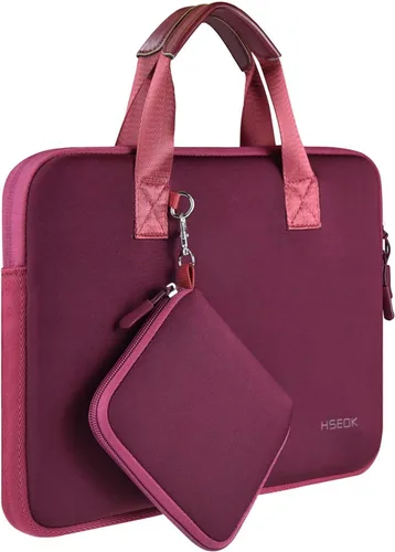 Vista 22 de Hseok Sk01bl01 - Funda de neopreno para portátil de 14 pulgadas con funda