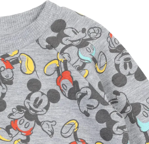 Vista 4 de Disney Conjunto de sudadera y pantalones cortos de Mickey Mouse