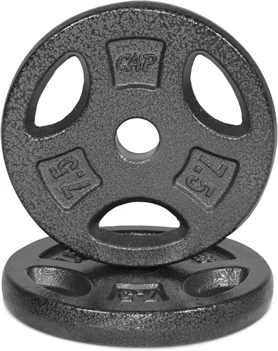 Vista 17 de CAP Barbell Placas de peso de agarre estándar de 1 pulgada