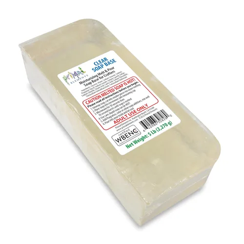 Vista 6 de Primal Elements Triple Butter Soap - Base de jabón de glicerina hidratante para derretir y verter para manualidades y hacer jabón, fácil de cortar