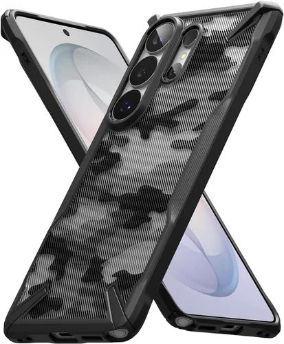 Vista 44 de Ringke Fusion-X [revestimiento dual antiarañazos] compatible con Samsung Galaxy A14 (4G y 5G), parachoques aumentado transparente, parte trasera