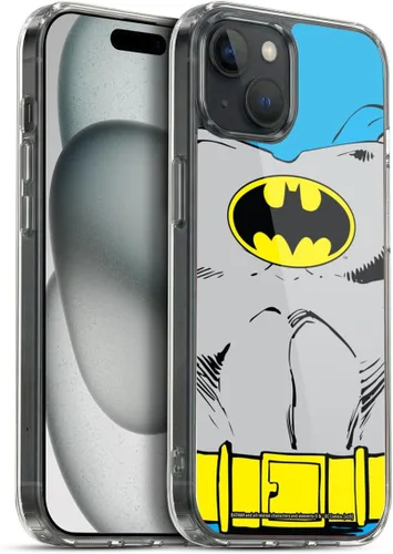 Vista 168 de Head Case Designs Funda de gel con licencia oficial de Batman DC Comics Bat Signal Logos [protección de grado militar] compatible con Apple iPhone 7