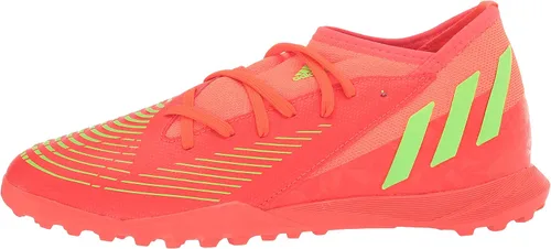 Vista 8 de adidas Tenis de fútbol unisex Edge.3 Predator Turf, Solar Red-solar Green-core Black