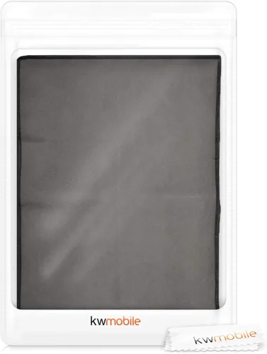 Vista 5 de kwmobile Cubierta antipolvo compatible con HP DeskJet 3720 / DeskJet 3760 - Funda de impresora - Funda protectora de tela - Gris oscuro