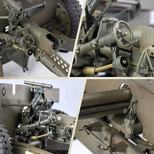 Vista 3 de Pistola antitanque 1/6 M3 1.457 in para 1/6 Willys RTR
