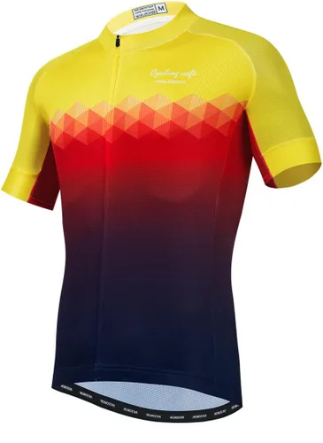 Vista 34 de Hotlion Verano Ciclismo Jersey Hombres Mountain Bike Jersey Secado rápido Bicicleta Camisa Manga Corta Ciclismo Ropa