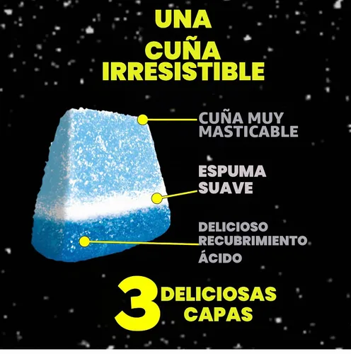 Vista 5 de Sour Jacks Sour Gummy Wedges - Paquete variado, sin gluten, 0.5 onzas, 75