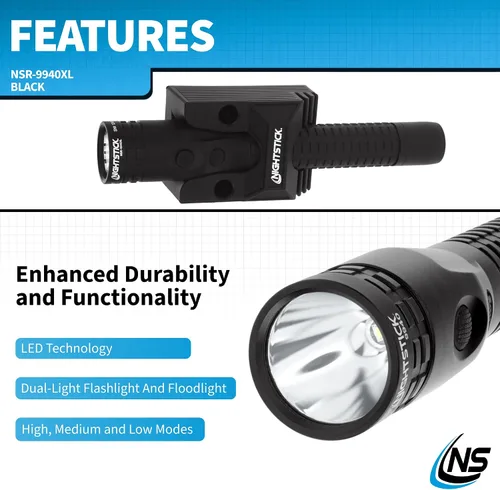 Vista 5 de Nightstick NSR-9940XL Xtreme Lumens Multifunción Deber/Tamaño Personal Recargable Doble Luz