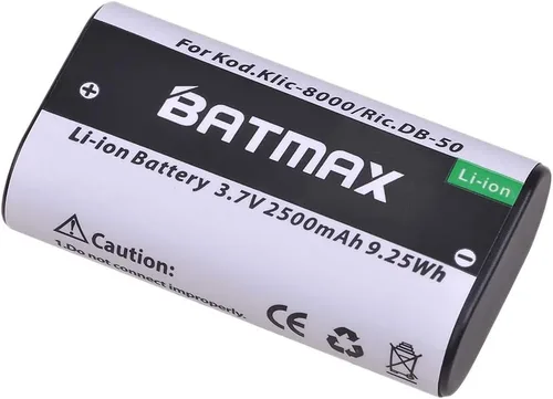 Vista 2 de Batmax 1Pc 2500mAh KLIC-8000 KLIC8000 DB50 Batería para Kodak Easyshare Zx1 ZxD Z612 Z712 Z812 Z1085 Z1015 Z1012 Z1485 Z8612 es