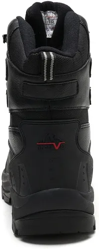 Vista 5 de NORTIV 8 - Botas de esquí de invierno con suela de goma para hombre, con aislamiento impermeable
