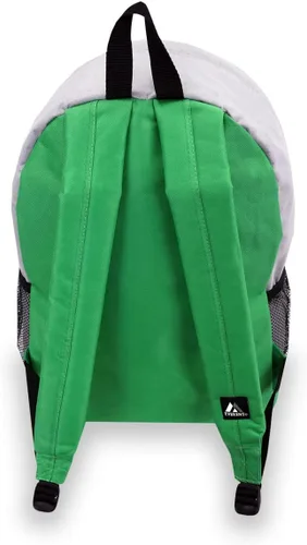 Vista 4 de Everest Equipaje Mochila con frontal y bolsillos laterales, VerdeGris), BP2072-GRNGRY