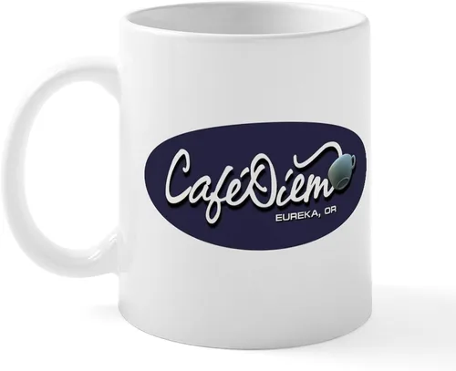 Vista 2 de CafePress Cafe Diem - Taza de cerámica para café, 11 oz (11.0 fl oz)