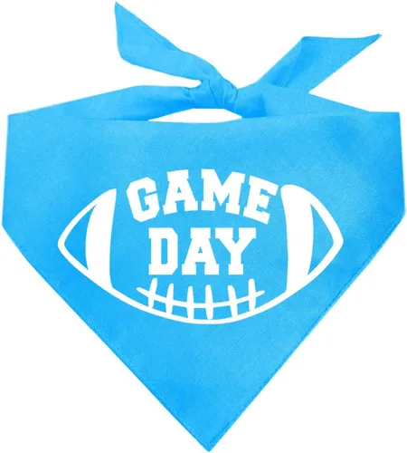Vista 7 de Game Day - Bandana de fútbol para perro (negro, XS 323)