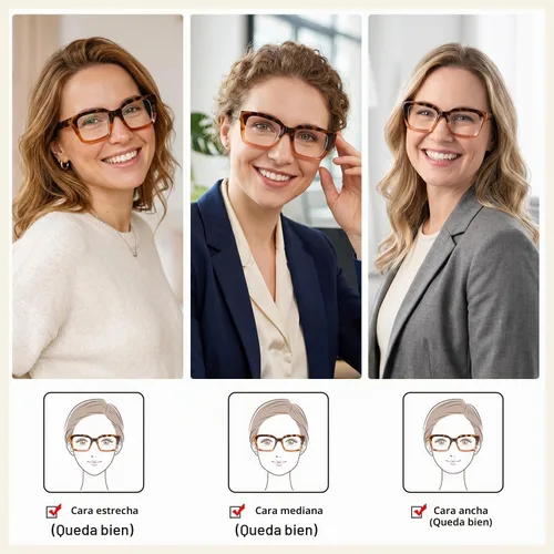 Vista 5 de JOLISU - Paquete de 5 lentes de lectura para mujeres, lentes de computadora con bloqueo de luz azul, bisagra de resorte Varios