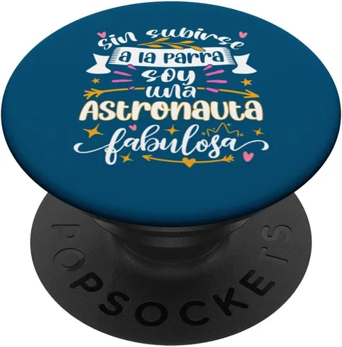 Vista 6 de Astronauta Fabulosa Divertido Mujer Niña Espacio Astronomía PopSockets MagSafe PopGrip for iPhone