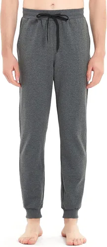 Vista 30 de Idtswch 30/32/34/36/38/40. Pantalones deportivos altos para hombre, extra largos, con bolsillos con cremallera