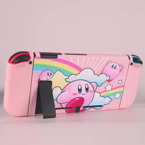 Vista 6 de TIKOdirect Protective Case for Nintendo Switch, Soft Full Skin Protective Cover with Pretty Cute Pattern, Silicone Slim Shockproof Back and Grip