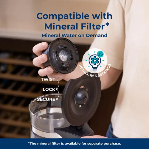 Vista 4 de Bluevua Jarras de Reemplazo para Filtro de Agua de Ósmosis Inversa, Jarra de Reemplazo para Purificador de Agua de Encimera Ropot100 - 1700ML