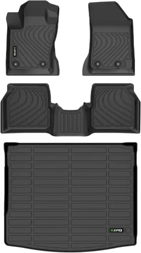 Vista 13 de HAFIDI® - Tapetes para auto con almacenamiento debajo del asiento, para todo clima, antideslizantes, de elastómero termoplástico, para la primera