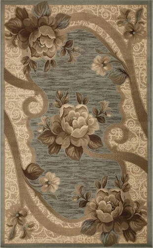 Vista 3 de Alfombra de área interior Superior, con respaldo de yute, alfombra moderna y lujosa de estilo granja para entrada, sala de estar, pisos de cocina