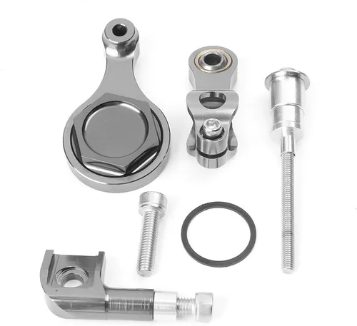 Vista 10 de Kit de soporte para estabilizador de dirección compatible con Yamaha R6 R1 2006 2007 2008 2009 2010 2011 2012 2013 2014 2015, Negro