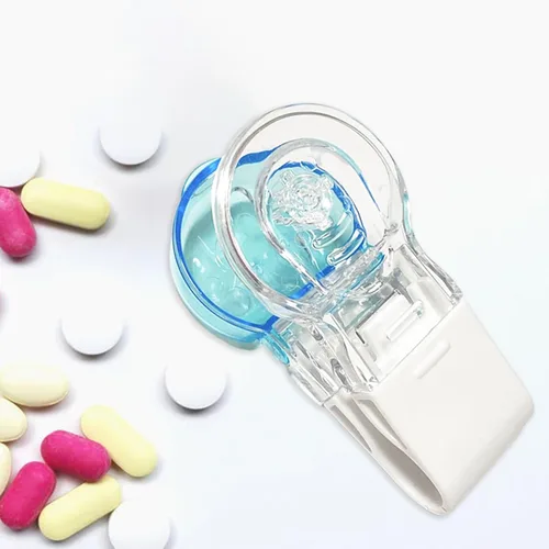 Vista 4 de Pastillero con diseño de caja de almacenamiento, pastillero sin esfuerzo, dispensador portátil compacto para una fácil gestión de medicamentos