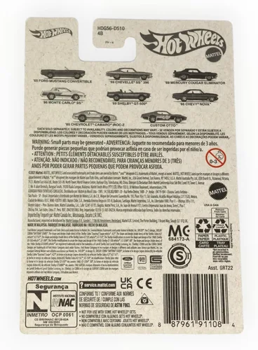 Vista 2 de Hot Wheels '86 Monte Carlo SS - Aduanas de vuelo - blanco