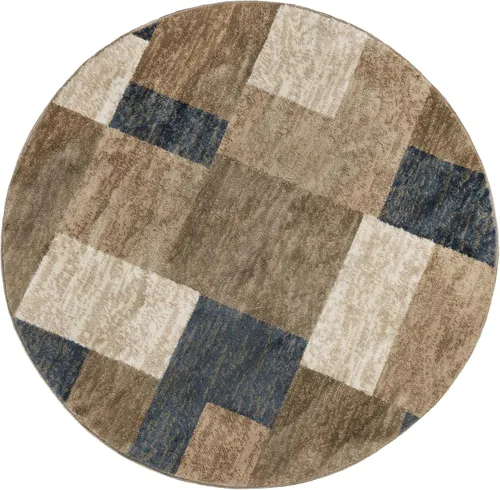 Vista 7 de Superior alfombra de área de la colección diseñador Clifton, 8 mm de altura de apilado, con respaldo de yute, diseño geométrico contemporáneo, Beige