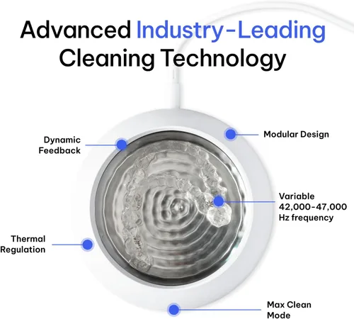 Vista 2 de Zima Dental Pod PRO: Nueva máquina limpiadora ultrasónica de retenedores. Líder del mercado, mejor limpiador de alineadores, limpiador de protector