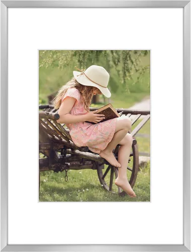 Vista 42 de Frametory, Portarretratos de aluminio negro de 6 x 8 pulgadas, juego de 1, ideal para mostrar fotos de 5 x 7 con paspartú o 6 x 8 sin paspartú