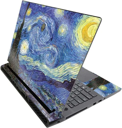 Vista 587 de MightySkins - Skin brillante con purpurina para Alienware M17 R3 (2020) y M17 R4 (2021) - Diversión de los años 90 Acabado duradero con purpurina