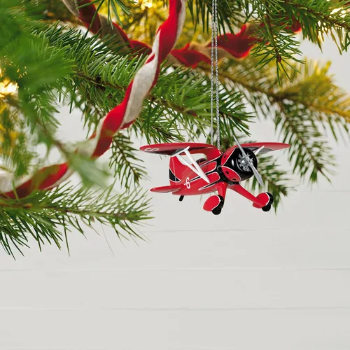 Vista 6 de Hallmark Keepsake Adorno de Navidad 2023, Sky's The Limit Bulldog Racer, regalos para él