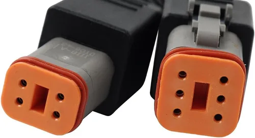 Vista 3 de 4 Pin 6 Pin To OBD2 Diagnostic Cable Adapter Scanner 2in1 Plastic Black Motorbike for Harley for Touring for Softail Dyna