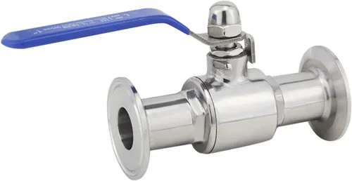 Vista 4 de Válvula sanitaria de acero inoxidable 1,5" Tri abrazadera válvula de bola 1" tubo OD PTFE alineado Home Brew