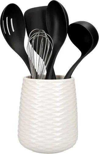 Vista 14 de KitchenAid Juego de utensilios de cocina de 15 piezas, resistentes al calor y aptos para lavavajillas, color negro ónix