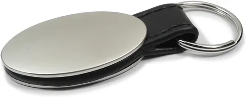 Vista 3 de Au-TOMOTIVE - Llavero ovalado dorado para Ford Mustang GT (negro), Negro