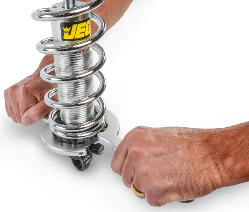Vista 6 de JEGS Llave inglesa universal Dientes extraíbles Aluminio Billet Utiliza barra de trinquete/interruptor de 3/8 pulgadas Incluye 2 llaves