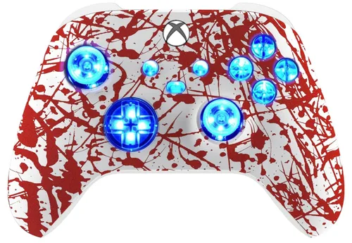 Vista 3 de Silent Modz Custom Modded Controller 7 LED Colors Trigger Stopper w/Pro Grips compatible with Xbox Series S, Xbox Series X, Xbox One, and Windows