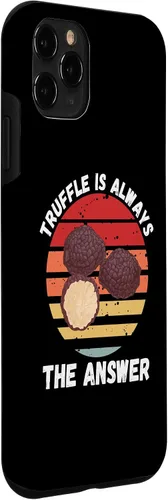 Vista 3 de iPhone 11 Pro Vintage Truffle Is Always The Answer Retro Food Lover Case