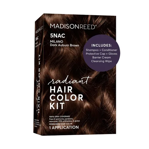 Vista 59 de Madison Reed - Kit de tinte radiante para el cabello, tinte permanente para el cabello, 100 % cobertura de canas, sin amoníaco, negro Parma 2.5NNN